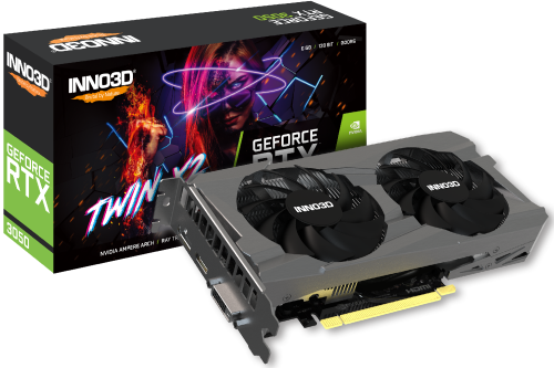 INNO3D x2 Geforce RTX 3050 6GB GDDR6 | كرت شاشة ان...