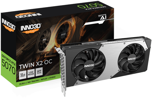 INNO3D GeForce RTX™ 5070 12G Twin| كرت شاشة انفيدي...