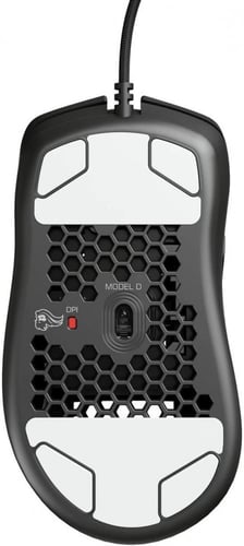 ماوس العاب قلوريوس D-Minus اسود غير لامع صغير | Gl...