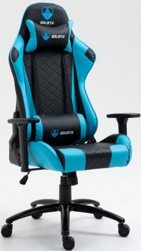 كرسي العاب احترافي ازرق | Goliath HY 19KG 3D ARMRE...