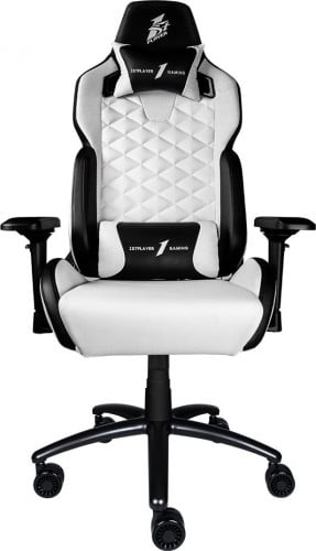 كرسي العاب احترافي فيرست بلاير ابيض و اسود | DK2 W...