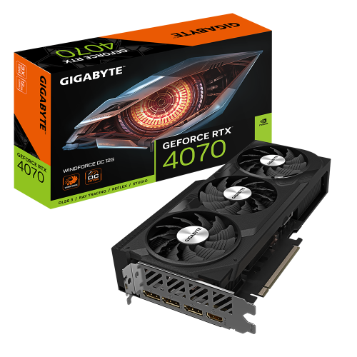 GeForce RTX™ 4070 Gigabyte WINDFORCE OC 12G | كرت...