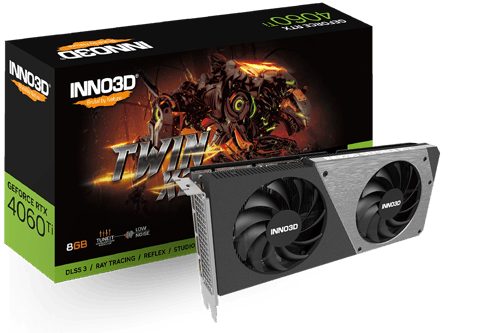 INNO3D x2 Geforce RTX 4060Ti 8GB GDDR6 | كرت شاشة...