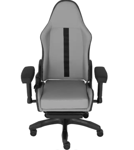 كرسي احترافي باللون الرمادي | Spear Chair Footrest...