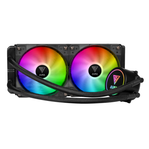 Gamdias Liquid cooler Aura GL240 V2 Black | مبرد م...