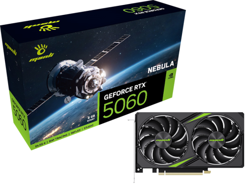 MANLI Nebula Geforce RTX 5060 8GB X2 | كرت شاشة ان...