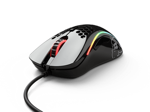 ماوس العاب قلوريوس D-Minus اسود لامع صغير | Glorio...