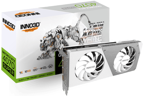 INNO3D Geforce RTX 4070 Super x2 12GB White | كرت...