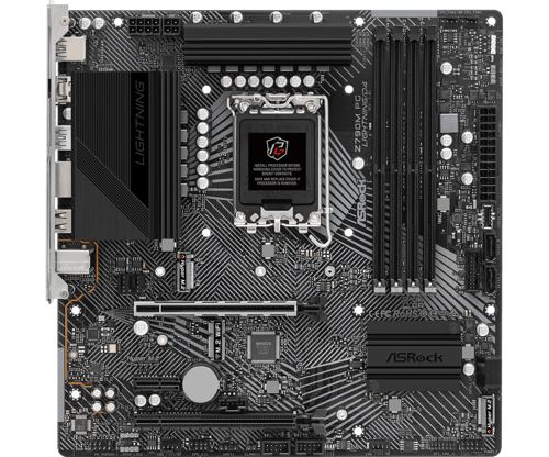 ASRock Z790M PG LIGHTNING/D4 Intel LGA1700 | مذربو...
