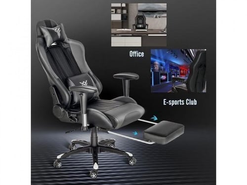 كرسي العاب احترافي رصاصي واسود | Gaming Chair ARMR...