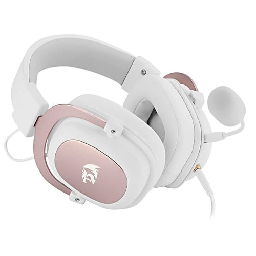 سماعة العاب ريد دراجون Redragon H510 Zeus White Pi...