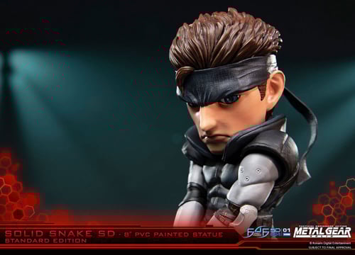 F4F Solid Snake SD 8 inch PVC Statue STANDARD EDIT...
