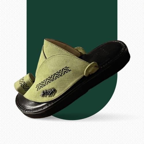 Embroidered Eastern shoe