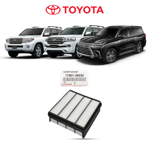فلتر هواء أصلي تويوتا 17801-38030 | مناسب لاندكروز...