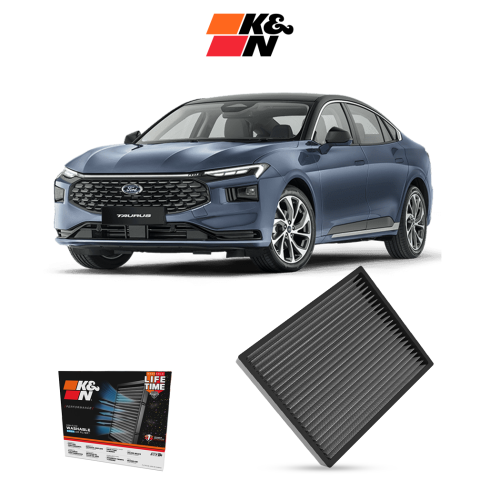 K&N VF2078 AC Filter for Ford Taurus 2021–2025 | Washable