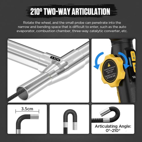 جهاز فحص وكاميرا تصوير داخل أجزاء المكينة والسيارة...