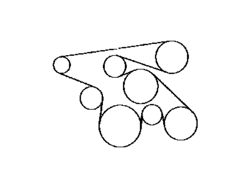 سير المكينة الأصلي من تويوتا لسيارات اف جي FJ Crui...