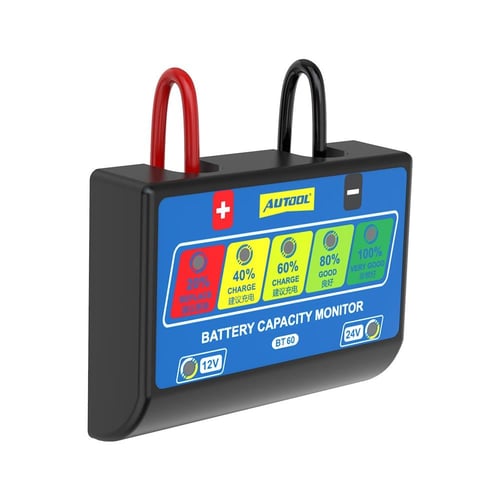 جهاز قارئ حالة بطارية السيارة AUTOOL BT60 ومراقبة...