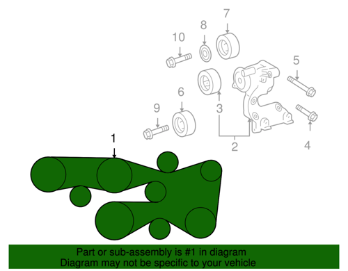 سير المكينة الأصلي من تويوتا لسيارات اف جي FJ Crui...