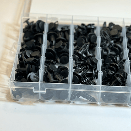 طقم كلبسات السيارة 254 قطعة مشابك أجزاء السيارة