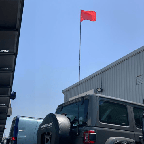 عمود علم بر للسيارة مع قاعدة تثبيت سريعة – Off-Roa...