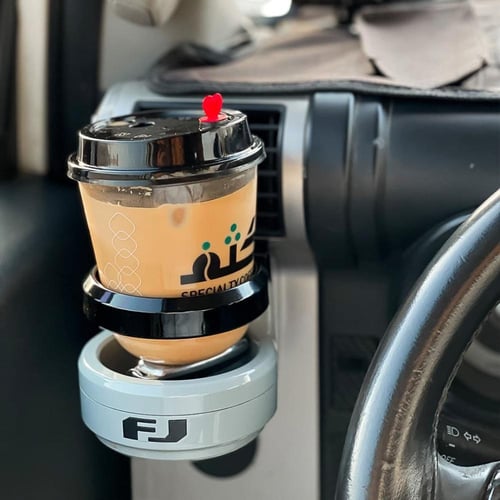 قاعدة أكواب مخصصة لتويوتا FJ Cruiser (2007–2024) c...