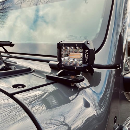 طقم كشافات ليد أوف رود 4in 120W وضعيات 6 NAOEVO