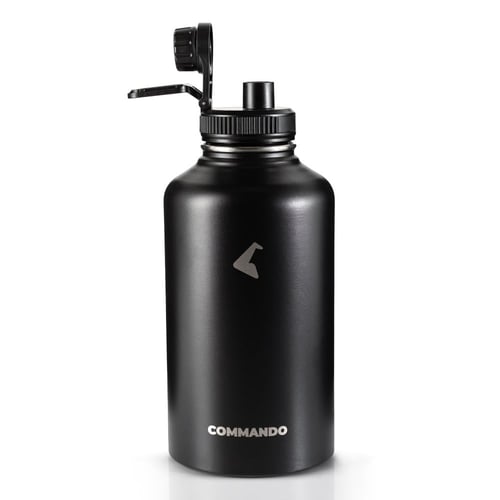 مطارة ماء ستانلس ستيل بسعة 1.8 لتر معزولة وحافظة ل...