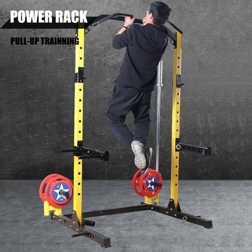 حامل سكوات احترافي مع ملحقات متعددة – مثالي لتدريب...