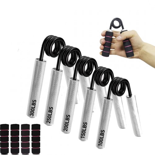 مجموعة مقابض مقوية لقبضة اليد من وزن 100LB الى 300...