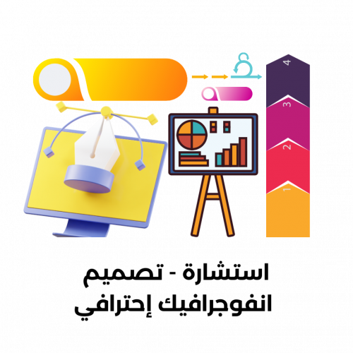 استشارة ؛ تصميم إنفوجرافيك إحترافي
