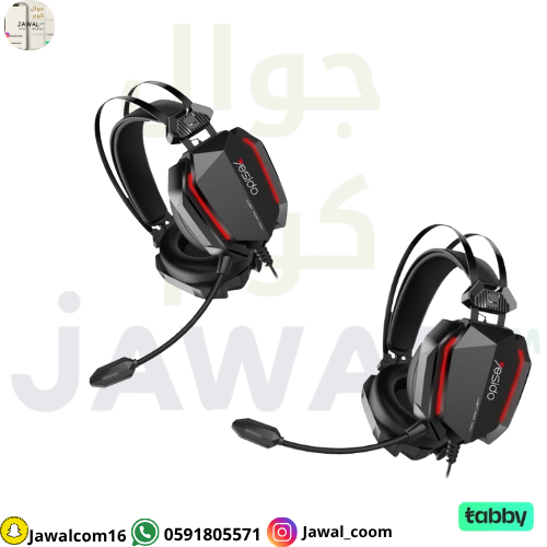 يسيدو سماعة رأس للألعاب لون اسود - EK03