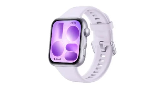 هواوي - ساعة رياضية بأكثر من 100 وضع تمرين وبشاشة 1.82 بوصة Watch Fit 5 - وردي