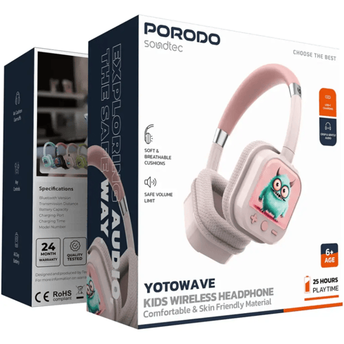سماعة رأس بورودو Yotowave اللاسلكية للأطفال