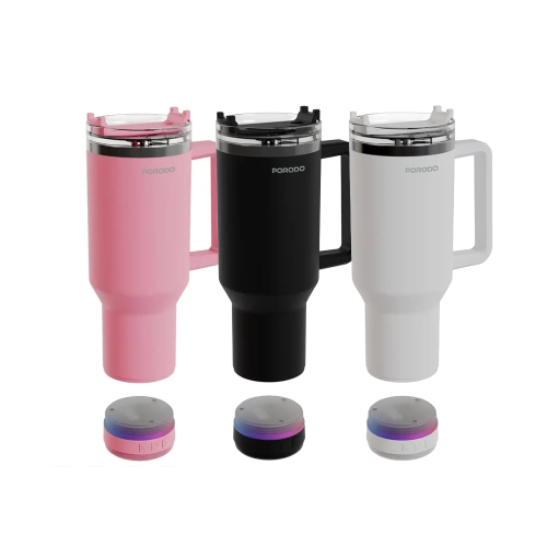 كوب حراري Hydro Tunes مع اسبيكر 1200مل من Porodo