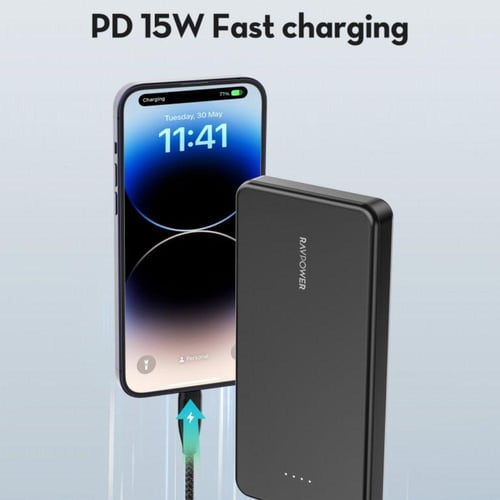 شاحن متنقل 10000 امبير 15 واط راف باور