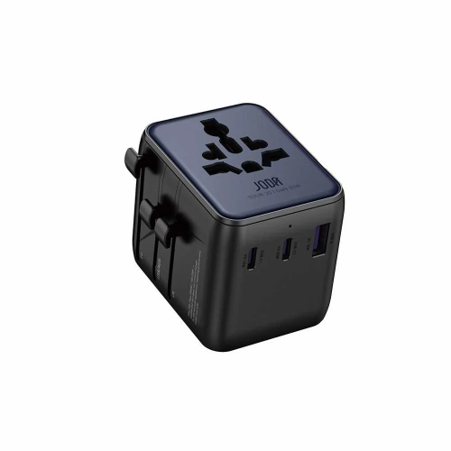 شاحن جداري 20 واط متعدد المداخل مع منفذ USB ومنفذي...