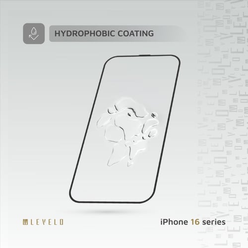 استيكر حماية أمامي شفاف لأجهزة ايفون 16 Levelo