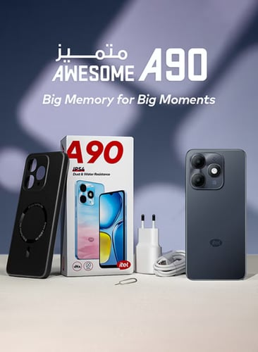 ايتل A90 ذاكرة 128 جيجابايت 4G الرام 3+5 (ضمان الو...
