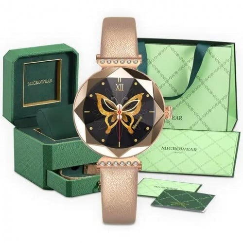 ساعة قرين ليون Swarovski الذكيه تدعم الاشعارات