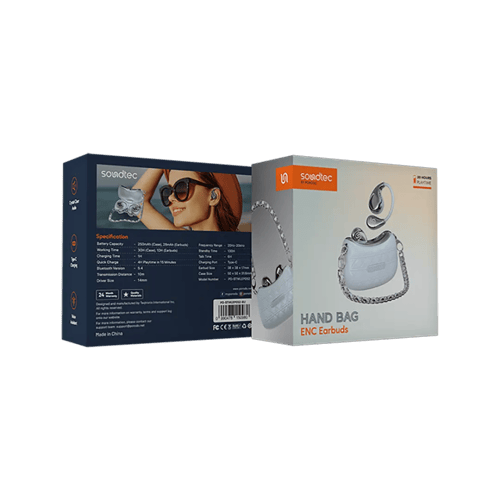 سماعة بورودو Hand Bag (TWS) بخاصية إلغاء ضوضاء الم...