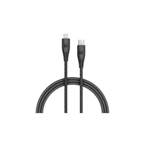 كيبل ايفون PD قماش طول مترين راف باور