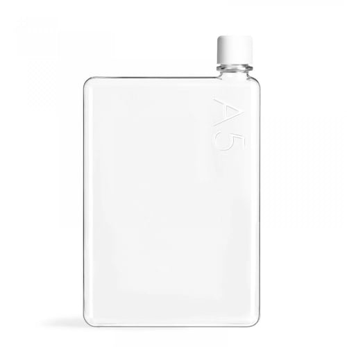 ميموبوتل - A5 زجاجة ماء مستطيلة مسطحة 750مل الوان...