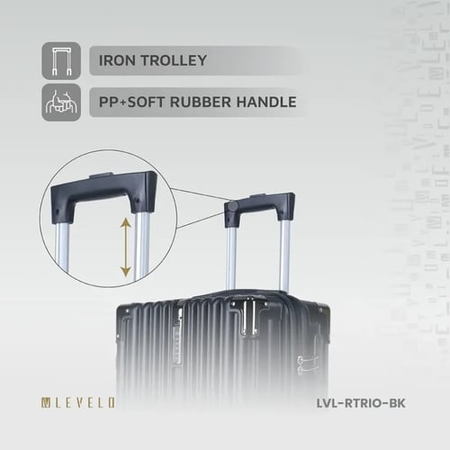 طقم 3 شنط سفر من Levelo