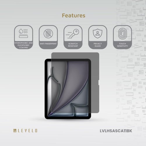 استيكر حماية أمامي لقافه لأجهزة ايباد اير Levelo