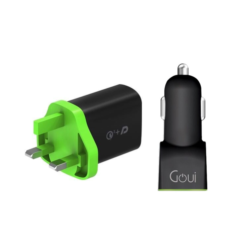 شاحن جداري 20 واط مدخلين USB,PD ميني قوي+شاحن سيار...