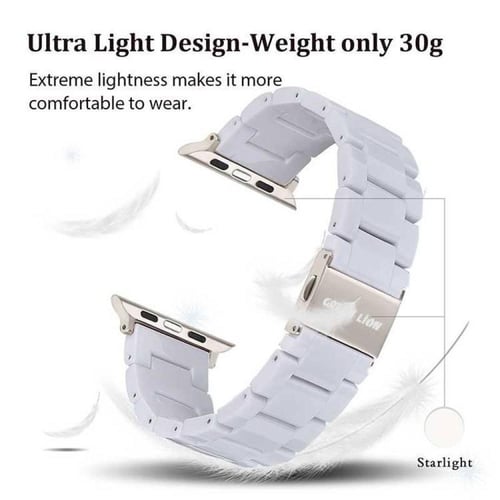 سير ساعة ابل Marble مقاس 42.44.45.49 GreenLion