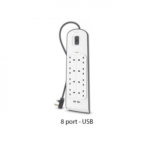 توصيله 8 مداخل مدخلين USB سلك 2 متر بيلكن