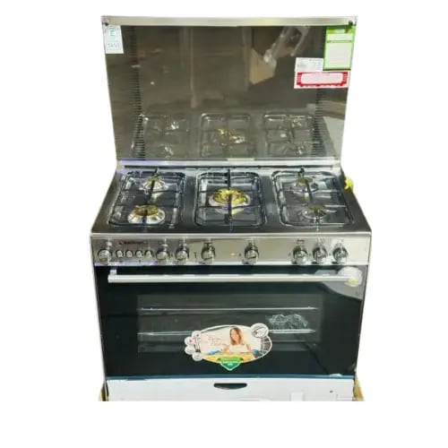 فرن غاز تكنو بيست 60×90 5 عيون C-4730