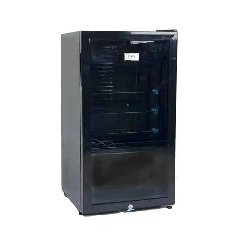 ثلاجة يونكس 3 قدم زجاج / اسود ( OMBC88 )